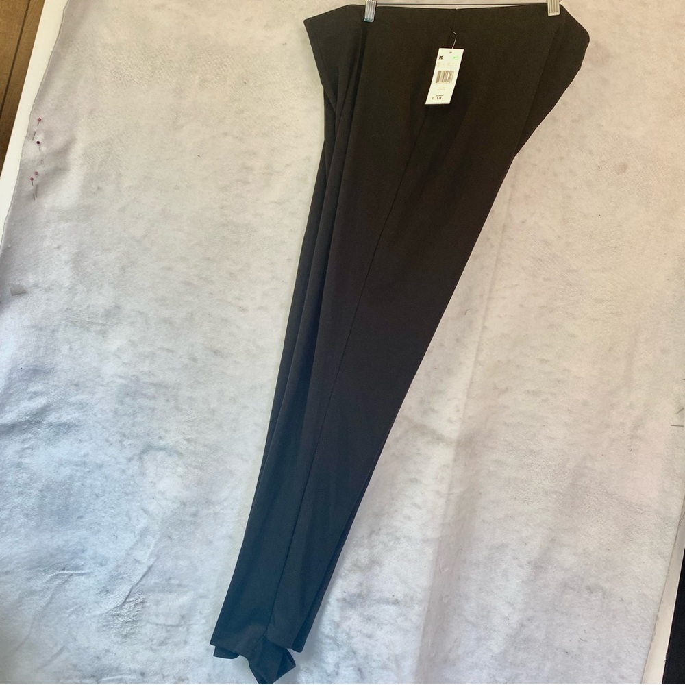 LYS Love Your Style Black Plus Size High Waist Stirrup Yoga Leggings Size 1X